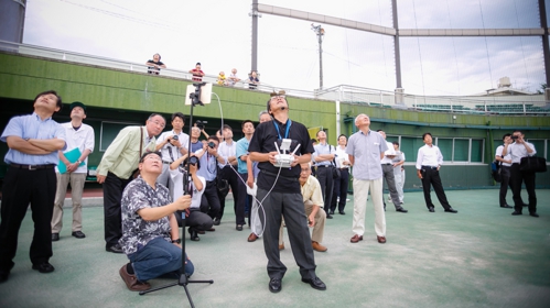 下諏訪町・ものづくり支援センターしもすわ主催・マルチコプターセミナーその2